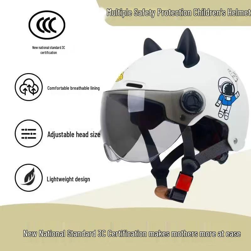 Kindersicherheitshelm 3C-Standard für Elektroroller - Universell passend für alle Jahreszeiten