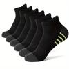 12 Paar Herren Plus Size Sportsocken EU39-46 Atmungsaktiv Bequem Schwarz Weiß Freizeit Outdoor Kurze Socken für Herren