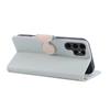 For Samsung Galaxy S24 Ultra Case Zipper Wallet Leather Phone Cover with Wrist Strap