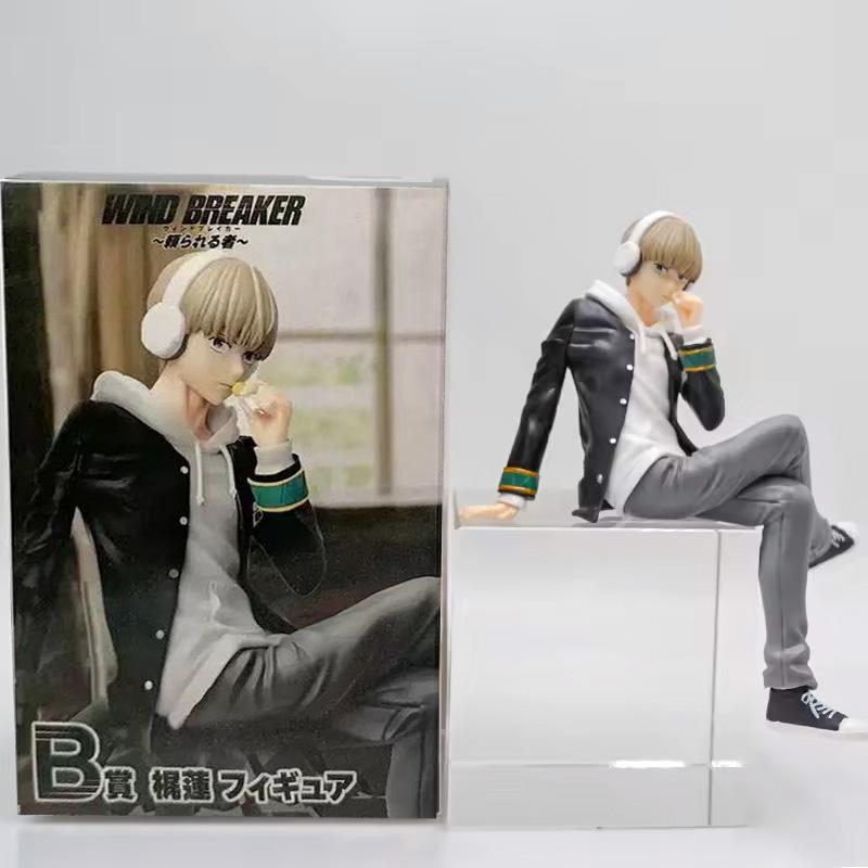 15cm Wind Breaker Sakura Haruka Anime Figure Noodle Stopper WIND BREAKER Kaji Ren Action Figure Collectible Model Doll Toys Gift