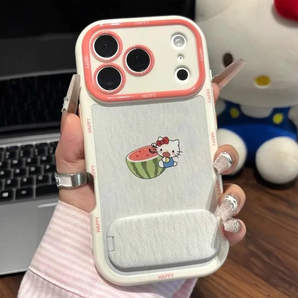 Watermelon Kitten Is Suitable for Apple 17promax Mobile Phone Case 16/15/14 Huawei Honor 500 Cute Creative