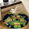 Teenage Mutant Ninja Turtles,TMNT Chair Mat Round Rug Office Carpet, Non Slip, Suitable for Living Rooms, Bedrooms,Decor1205749a