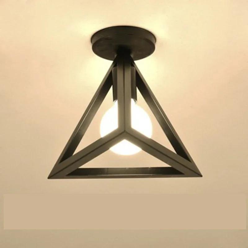 Iron Aisle Lights Corridor Balcony Ceiling Lights LED Nordic Style Personalized Creative Lights Luxury Chandelier Entrance Light