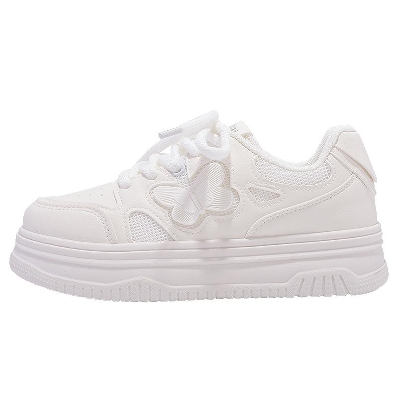 Little White Shoes Women's 2025 Spring and Autumn New Korean Version of Fashion Women's Summer Breathable Mesh Sneakers Dad Shoes Trend