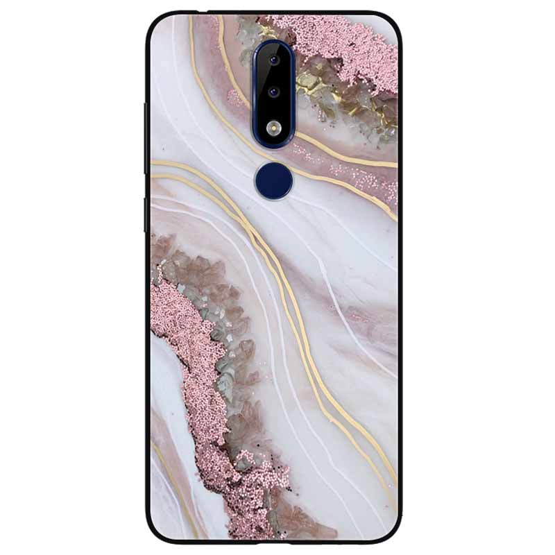 For Nokia 5.1 Plus Case Soft Silicone Cartoon Fashion TPU Phone Cases for Nokia X5 Cover 5.1Plus Cute for NokiaX5 Protective