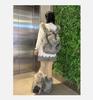2026 NEW FASHION Y2K Faux Fur FOR Women Backpack Solid Soft Fleece Knapsack Harajuku Style Winter Ladies Bag