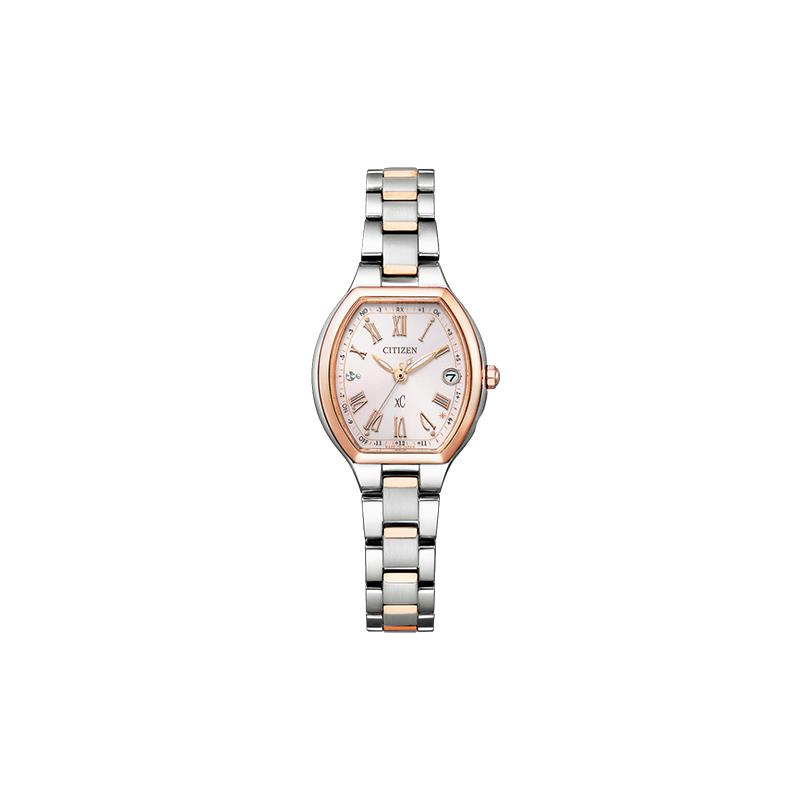 CITIZEN Antimagnetic 50m Waterproof Solar Quartz Steel Strap Women s Watch Pink Dial ES9364-57W синий