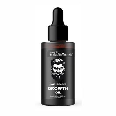 Drontika Bioleaf Botanicals Beard Growth Oil - Thicker, Fuller & Healthier Beard Naturally 30 Ml.
