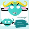 Children's Day Animal Masks: Frog & Tiger Cartoon Eye Masks for Kindergarten Performances