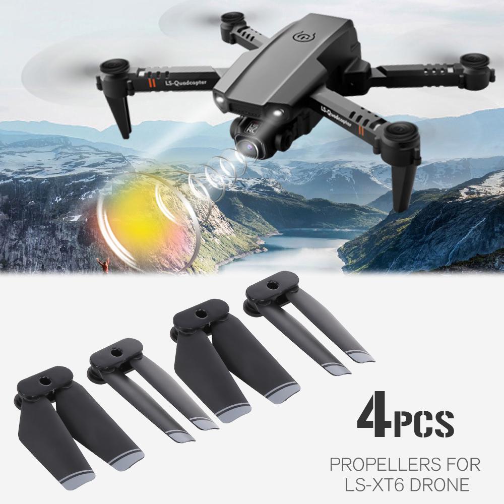 Compatible with LS-XT6 RC Drone 4pcs Drone Propeller Blades Paddles for RC Quadcopter RC Drone Accessories