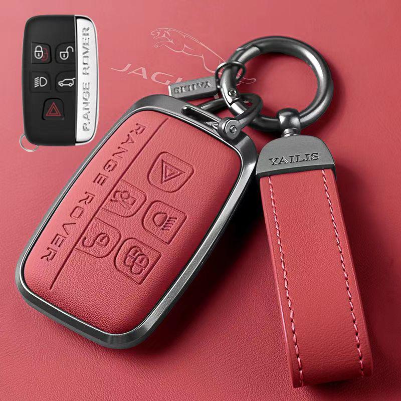 Compatible with Land Rover Range Rover Key Case: Evoque, L Discovery 4/5, Sport Version, Velar, Defender, Autobiography Buckle.