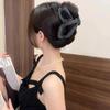 Wheat Spike Butterfly Knot Triangle Clip Women'S Graceful Audrey Hepburn Style Large Shark Clip Hairpin