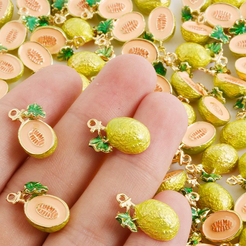 2pcs Different Style Fish Dog Ball Oil Drop Charms For Jewelry Making Necklace Keychain Decor Bulk Charm DIY Pendant Accessories