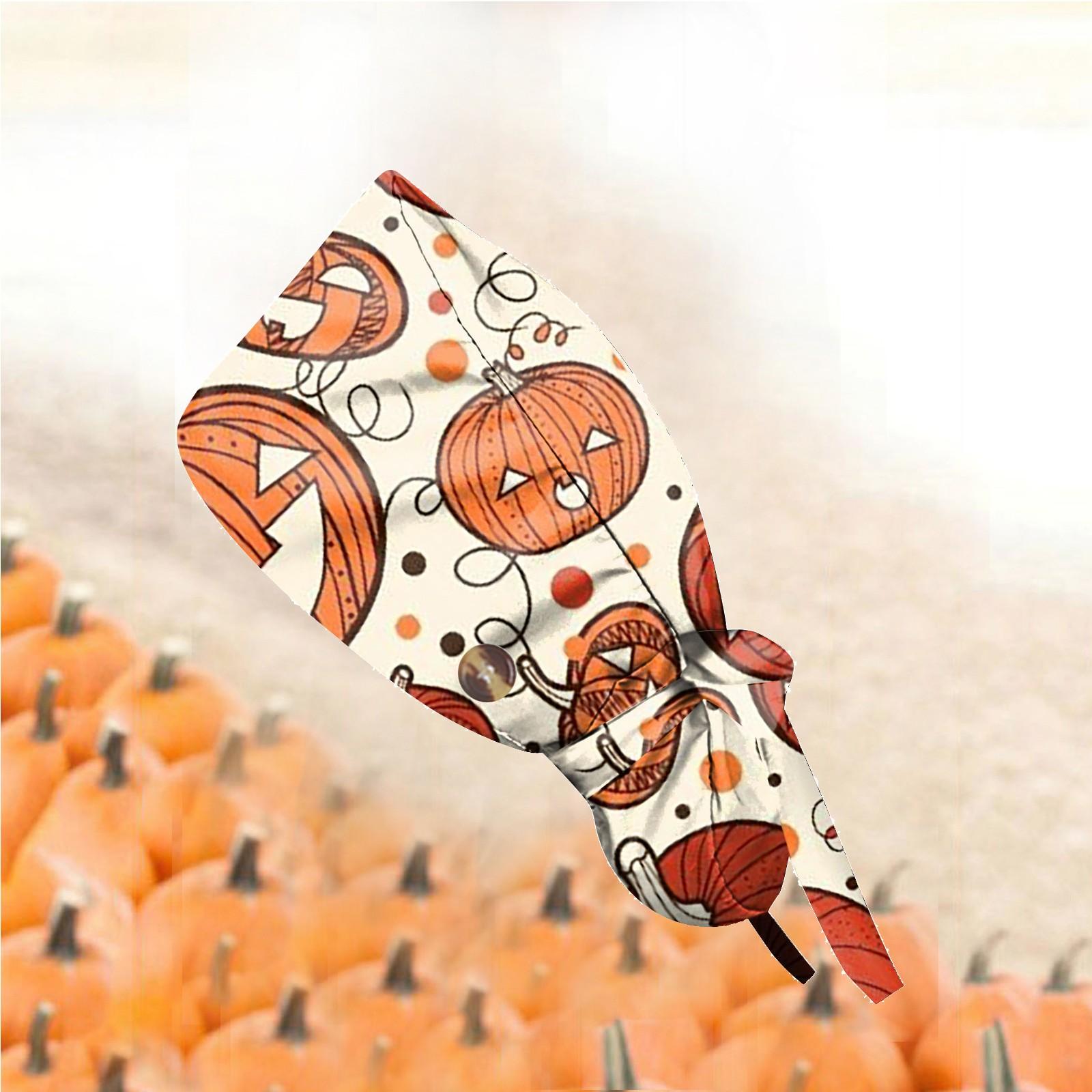 

Модная рабочая кепка с принтом на Хэллоуин, повседневная женская кепка с хвостиком, кепка с постиранной резинкой, кепка Baotou One Size