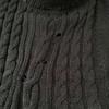 ENFANTS RICHES DEPRIMES Asymmetrical High Neck Cable Knit Sweater