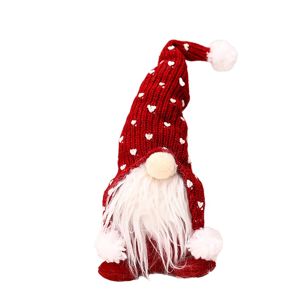 Plysjleker Plysj Gnome Doll Ornament Ansiktsløs dukke Dvergdukkedekorasjon