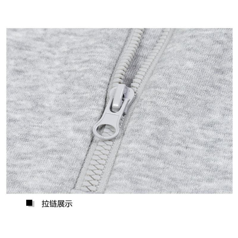 Men's Half Zip Mock Neck Sweatshirt Light Gray Long Sleeve Pullover