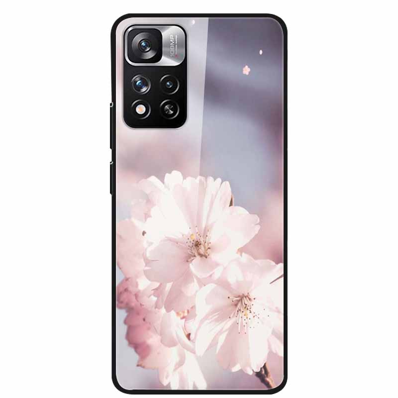 Tempered Glass Case For Xiaomi Redmi Note 11 Pro+ 5G Cover Hard Protective Funda for Redmi Note 11 Pro Plus 5G Luxury 6.67 Inch