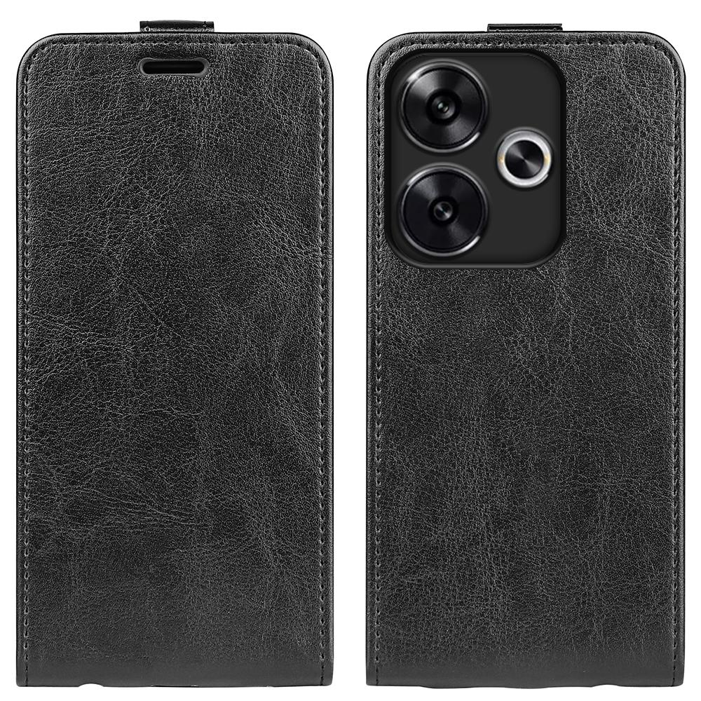 For Xiaomi Redmi Turbo 3 5G/Poco F6 5G Case Vertical Flip Leather Phone Cover with Card Slots