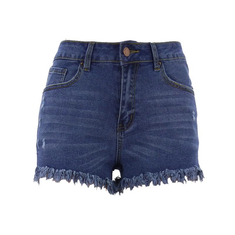 Women Fashion Ripped Jean Shorts Tassel Jeans Summer Sexy Denim Shorts Comfortable High Quality Unique Beautiful and Most Striking Clothes