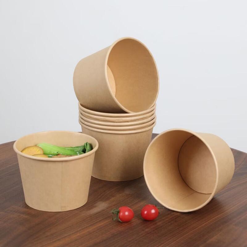 

Jiexing Bamboo Fiber Disposable Paper Bowls 620ml