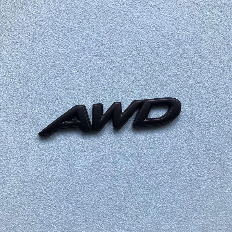 1Pc 3D Metal 2.0 2.5 AWD Logo Letters Car Trunk Emblem Badge Decal 2.5 AWD Sticker Accessories