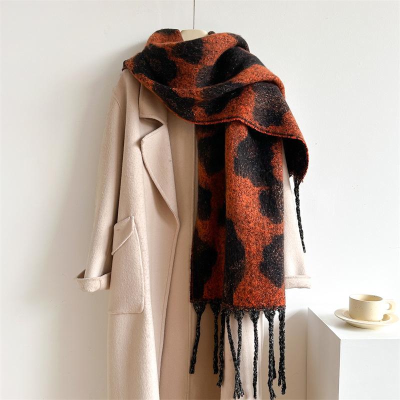 New  Cashmere Scarf Shawl Thicked  Warm Blanket Long Tassels Soft Shawls Neck Wraps Pashmina Scarves Ladies' Luxury Scarf
