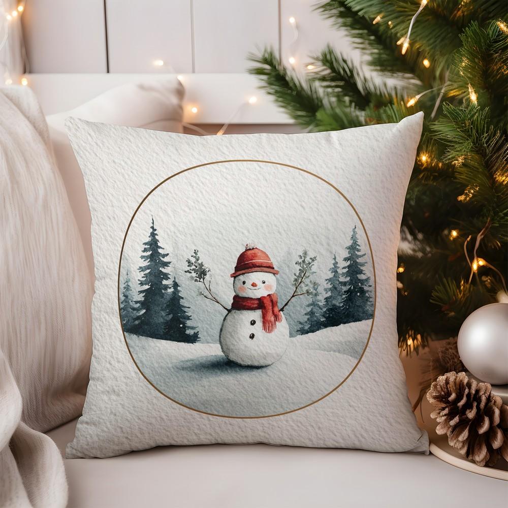 

Home Decor Christmas Green Dots and Stars Pillow Cover Pattern Cushion Cover Suitable for Sofa Bedroom Car Pillow Cover 16x16Inch