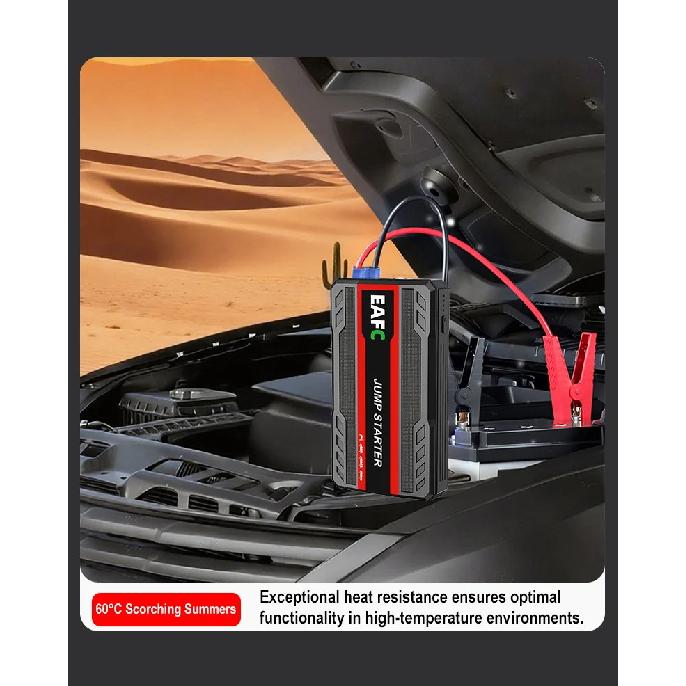 4000A/2000A/600A Portable Car Jump Starter PowerBank Booster Charger 12V Starting Device Petrol Diesel Car Booster JumpStarter