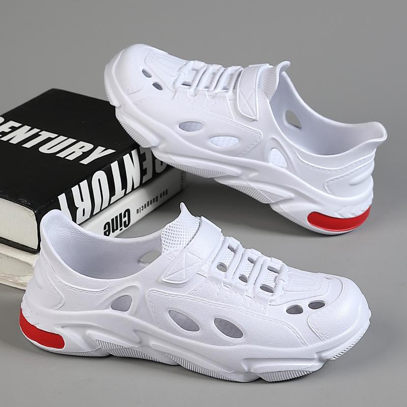[25 Years of New Models] Summer Wear Men's Sandals EVA Deodorant Non-slip Coconut Hole Shoes Male Internet Celebrity Explosion