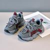 Girls' sneakers2026New Autumn Boys' Leather Casual Dad Shoes for Older Children and Students with Soft Soles for Running