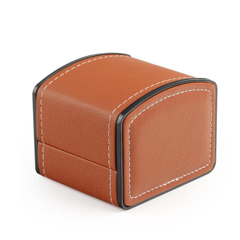 PU Leather Flip-top Watch Box - Luxury Storage Case for Wristwatch & Mechanical Watch, Packaging Organizer for Men Women
