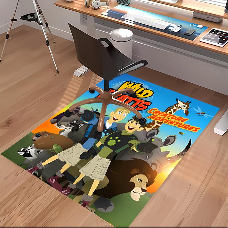Wild Kratts Printed Absorbent Washable Carpet, Non-Slip Bathroom Mats, Kitchen Rugs, Yoga Mat,Living Room Entrance, Camping Picnic Rugs