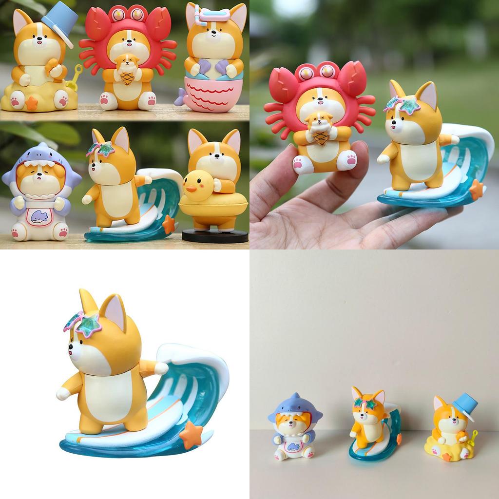 Corgi Pvc Collectible Blind Box Toy For Imaginative Play And Family Bonding