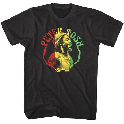 VTG Peter Tosh KUNSTWERK schwarzes T-Shirt Unisex Alle Größen S-5XL XZ331 Unisex T-Shirt
