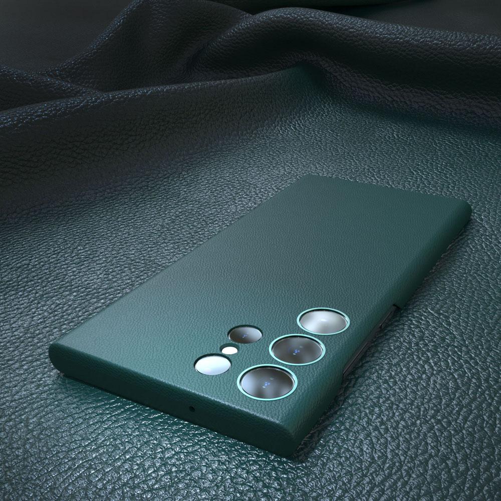 Luxury Genuine Leather Case for Samsung Galaxy S25Ultra S24 S22 Ultra S23 Ultra Case High Quality Phone Case Bumper Camear Lens Full Protector