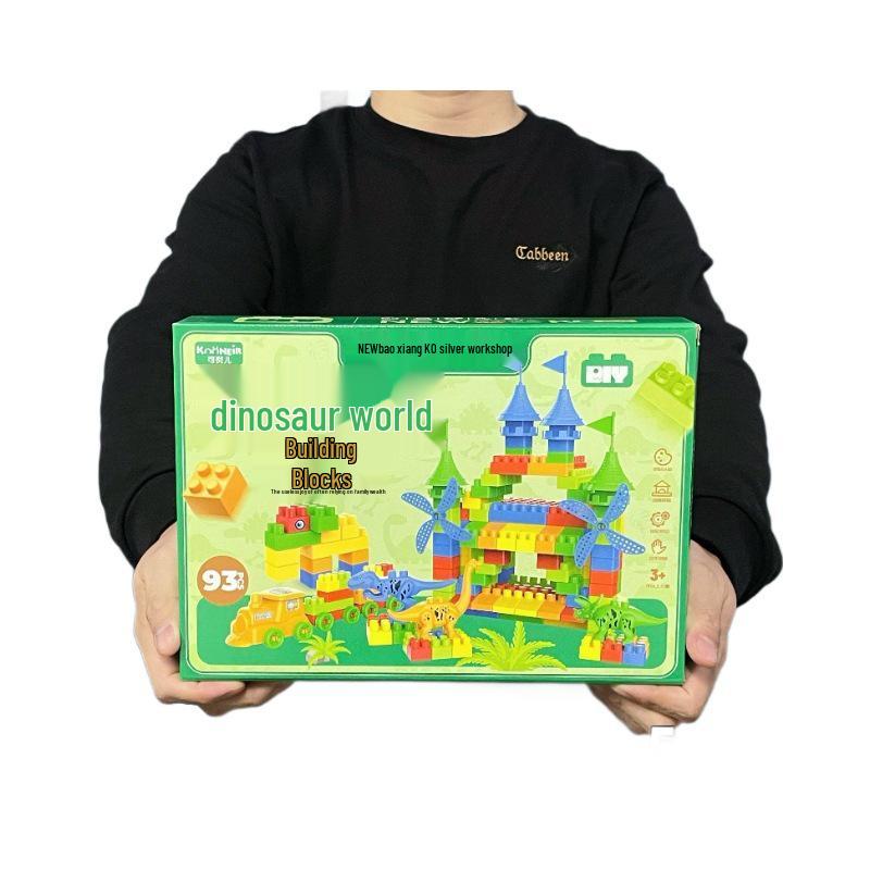 3D Cartoon Dinosaur Building Blocks - Educational DIY Toys for Kids
