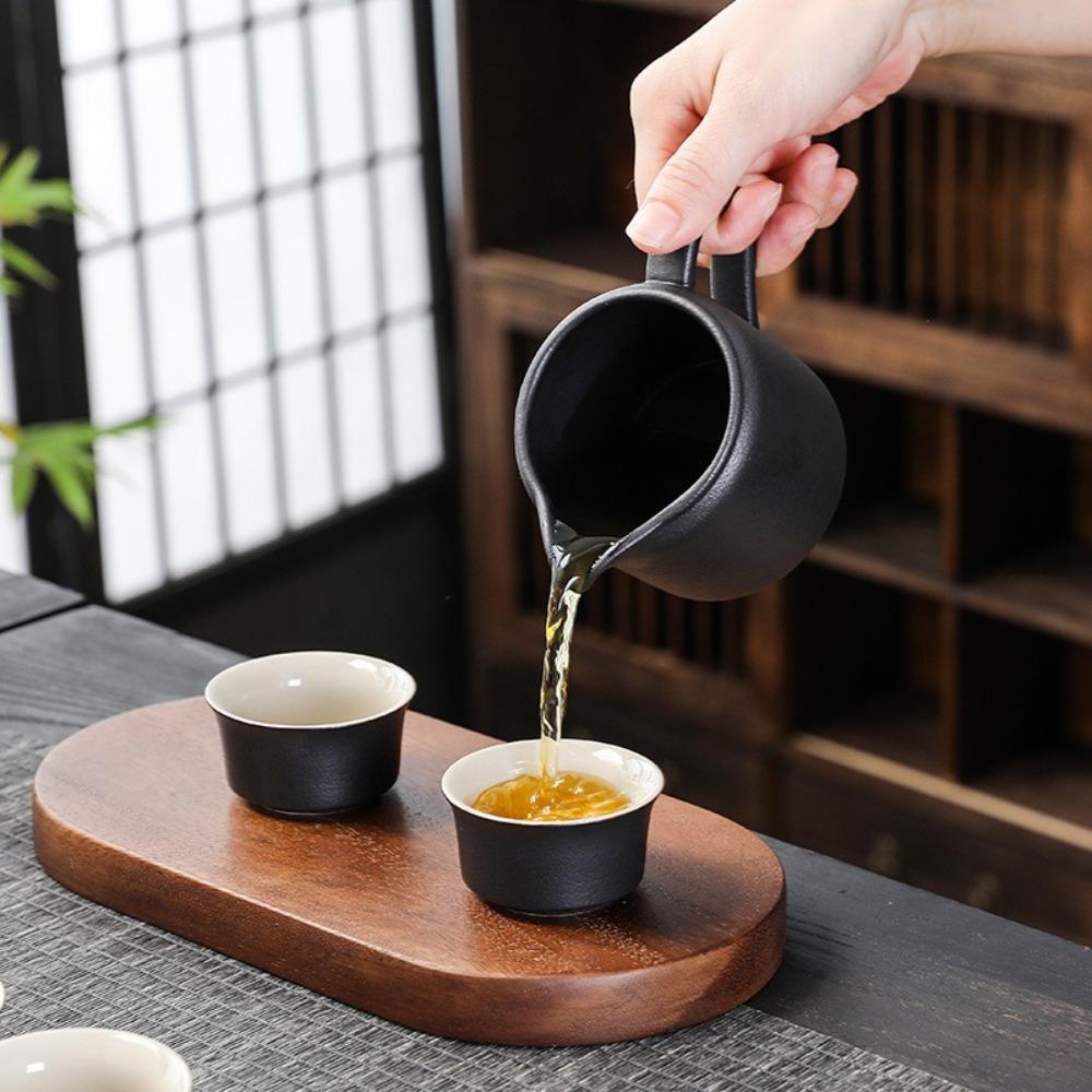 6PCS Retro Tea Bowl Heat-resistant Single Cup Drinkware Tea Cup Gift