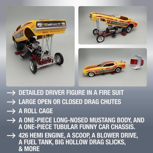 MPC 1/25 Shirley Muldowney Long Nose Mustang Funny Car Plastic Model Kit MPC1001