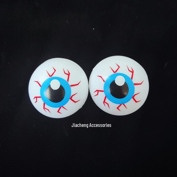 Halloween DIY Ghost Eye Prop: Colorful Bouncing Eyeball Accessory (2.3-4cm)
