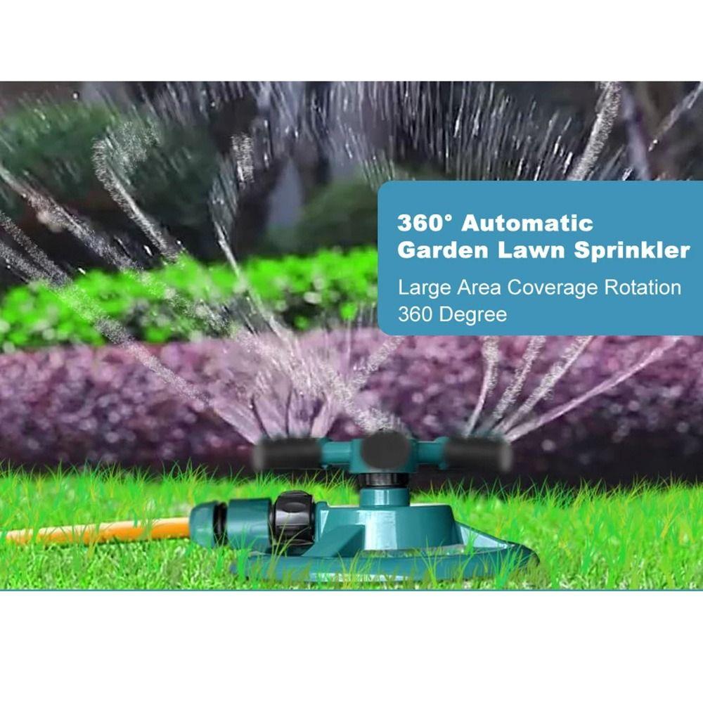 Water-Saving Automatic Lawn Sprinkler 360 Degree Rotating Irrigation Water Sprayer Agricultural