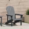 VidaXL Adirondack Chair Light Grey 74X82X91 Cm HDPE Durable Outdoor Seating for Adult Relaxation Comfortable Lounge of 42006624