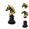 Statua Piony Szachowe Żywica Figurka Rzemiosło Artystyczne Ozdoba Szachowa Blat na Biurko