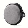 Mini Earphone Storage Bag Hard Shell Data Cable Organizer Box Portable Travel Gadgets Protective Cover Solid Color Large Capacity Case
