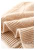 Cashmere 2025 High-End Women's Cable Knit Warm Casual Hat for Autumn/Winter