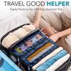 Suitcase Organizer Travel Luggage Organizers Hanging Shelve Packing Small Compartments Collapsible Hanging Clothes Storage Bags