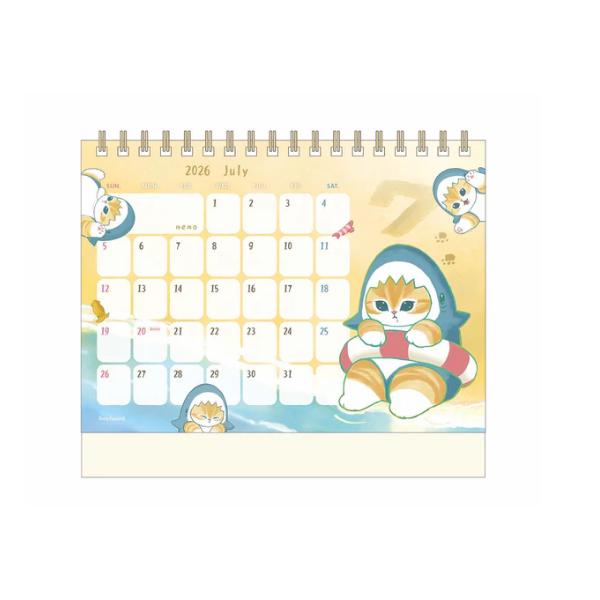 Mofusand 2026 Schreibtischkalender ( Inklusive Mini-Aufkleber ) Japan NEU