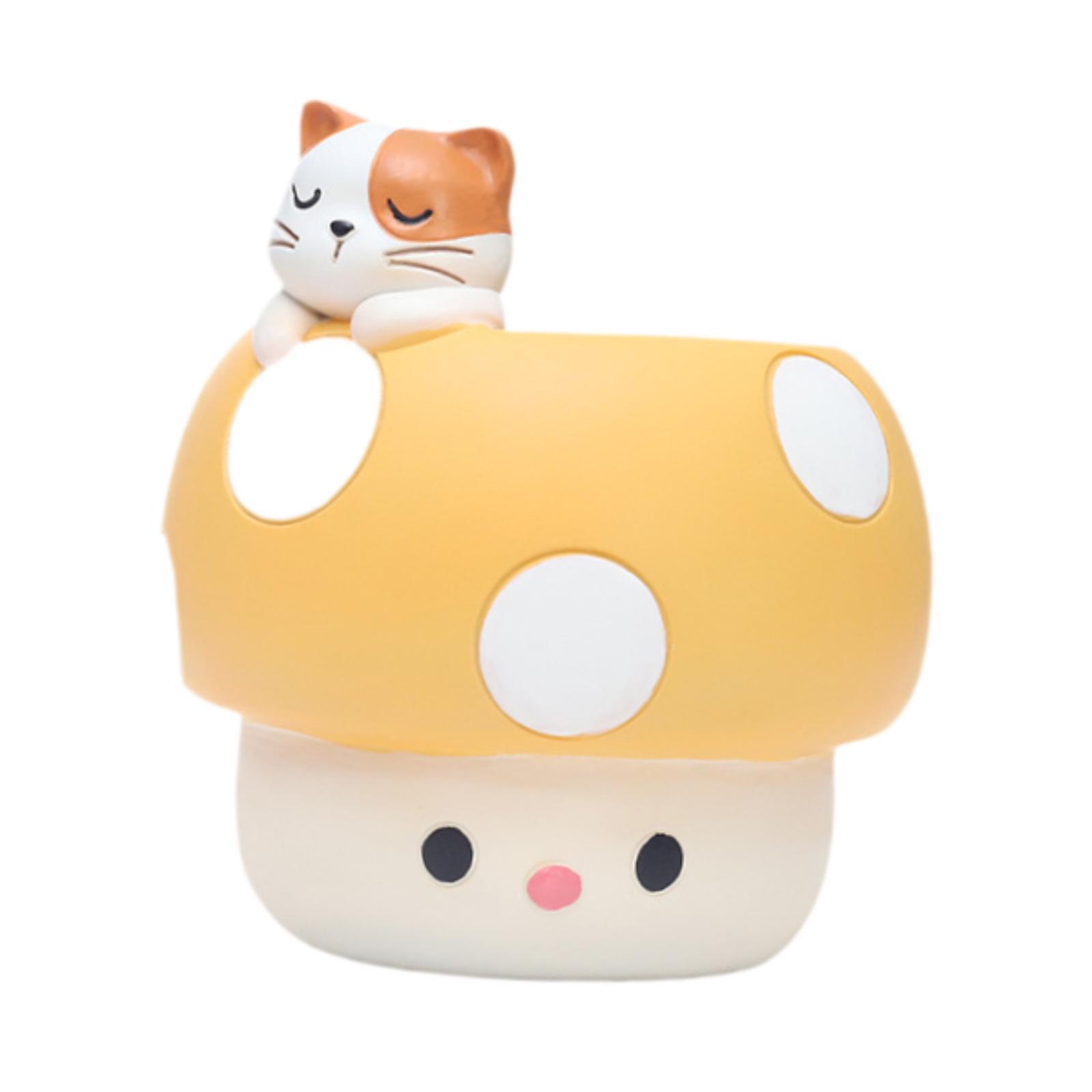 

Plant Pot for Home Decor Cute Resin Ornament Statue Flower Pot Planters Container for Garden Kitchen Indoor Plants Tabletop Home