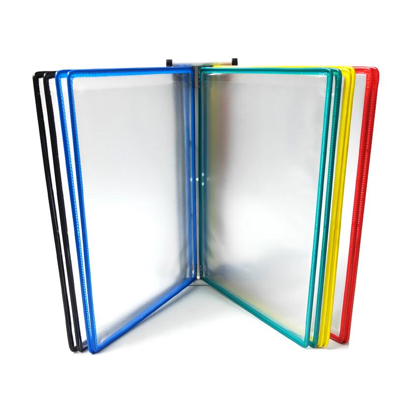 Colorful Wall-Mounted Magnetic Flip Display Rack