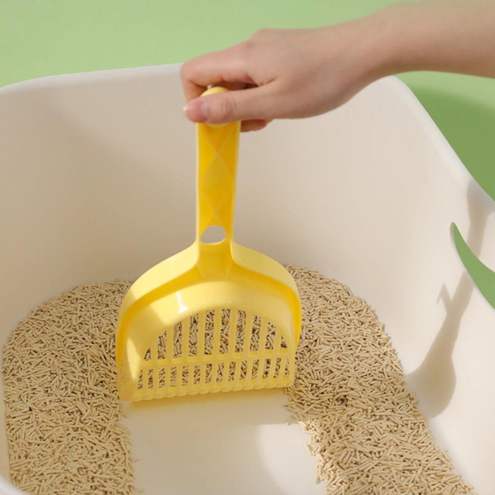 Cat Litter Scoop, Premium Cat Litter Shovel Poop Scooper With Fine Holes, Easy-To-Clean Durable Pet Cleaning Tool,